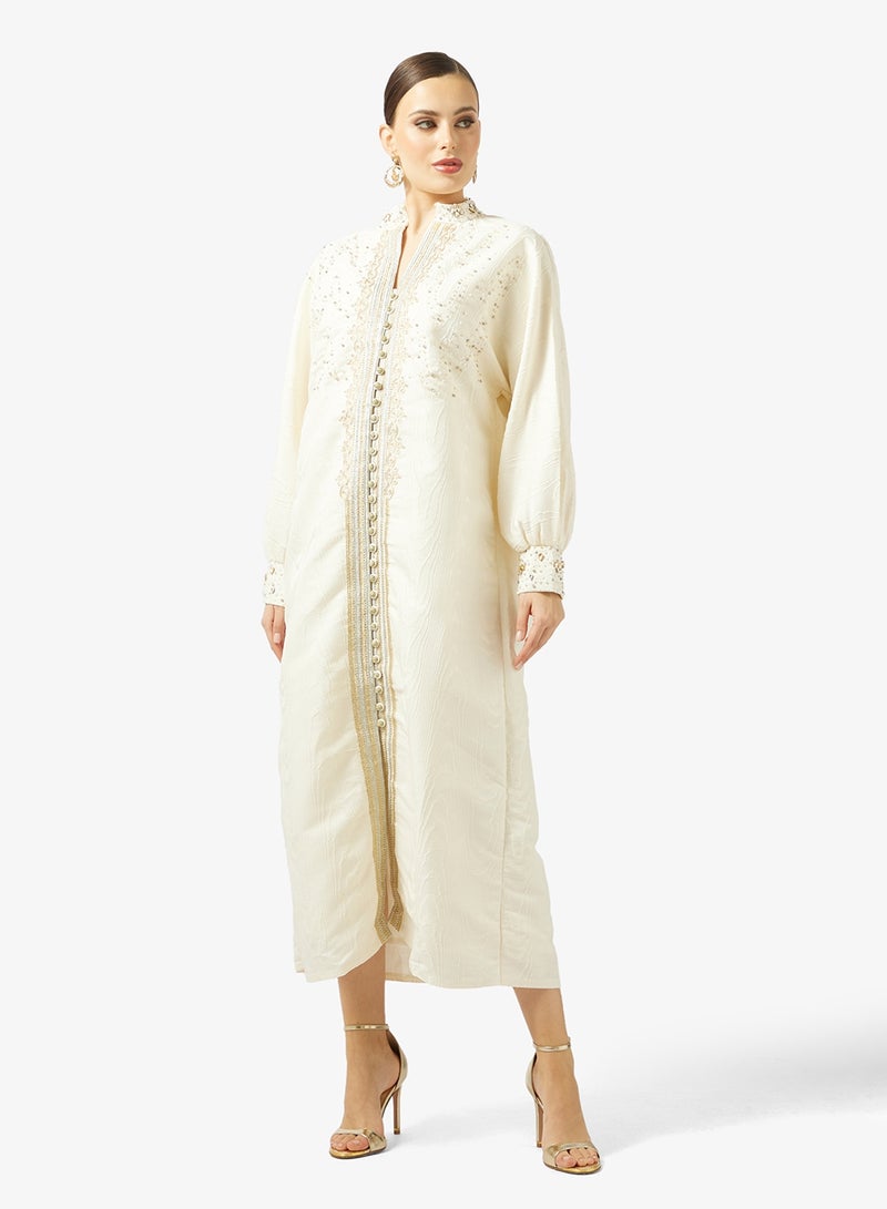 Threadz by Ajooni Embellished Kaftan - Image 1